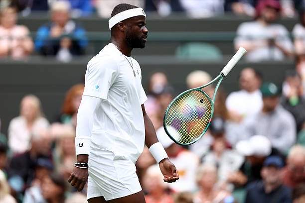 Frances Tiafoe at Wimbledon 2025.